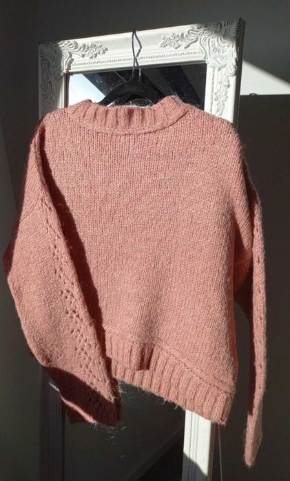 Camisola de malha rendada Mango