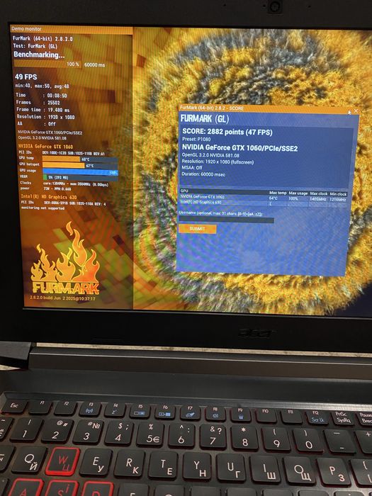 Acer Predator Helio 300 GTX 1060/ і7-7700HQ/ 16/256 Gb стан нового