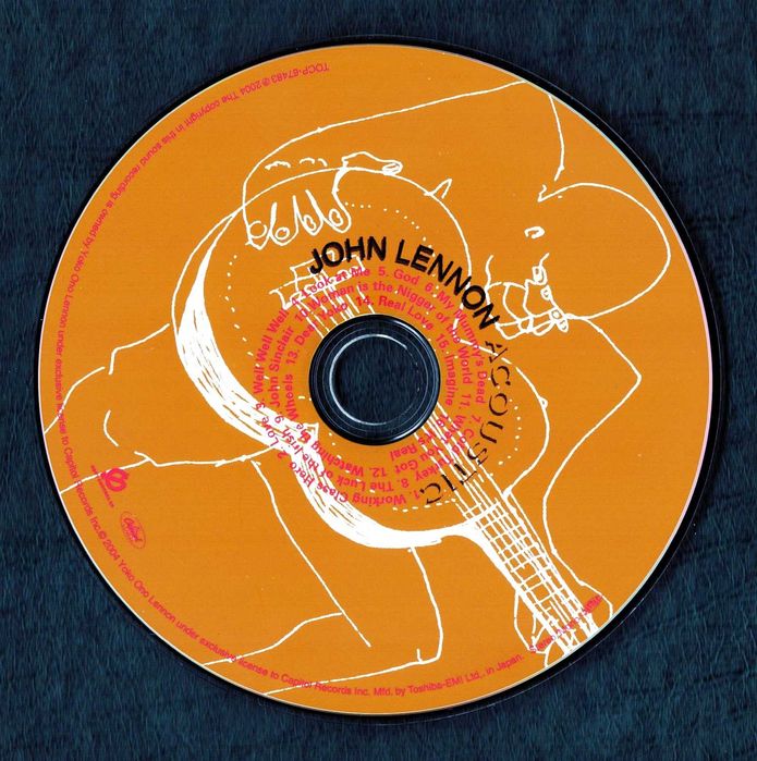 japońskie wydanie CD John Lennon Acoustic