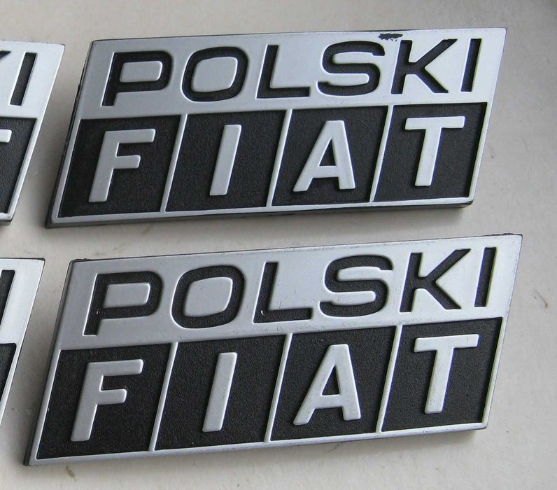Emblemat, znaczek, logo POLSKI FIAT. Nowy oryginał.