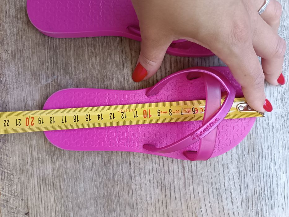 Klapki  basenowe na basen japonki buty 29/30 dziewczęce dla dziewczynk