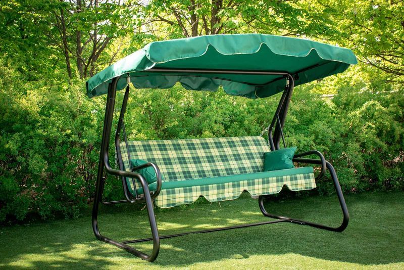 Гойдалка Садова- Марсель. Металева Садова Качеля розкладна