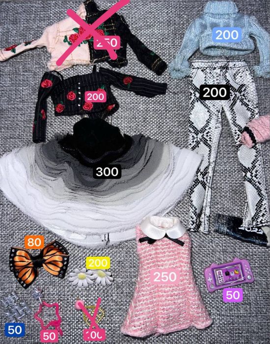 Аксесуари Rainbow High Barbie LOL Реинбоу Хай Барби аутфіт одяг ляльки