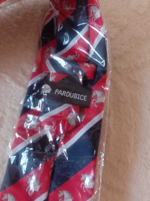 Pardubice/ Ekskluzywny krawat biznesowy z Londynu, NOWY