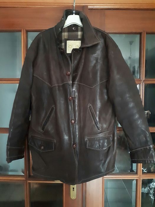 Casaco em Cabedal forrado