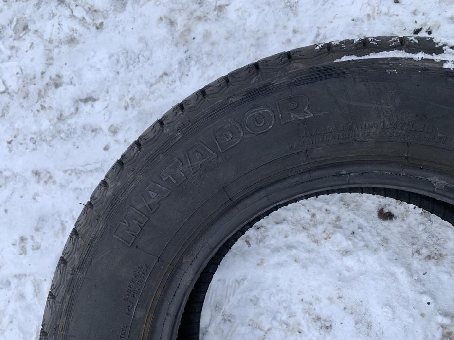 Шин 165/80 R13 пара Matador 7мм, всесезон 2022р