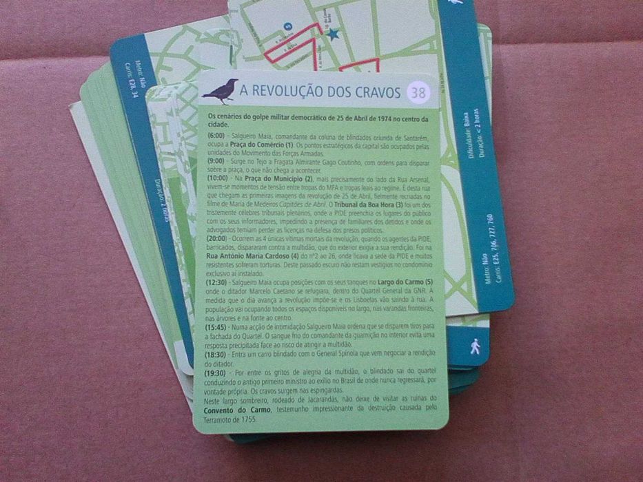 54 Cartas-Passeio LISBOA a Pé e a Pedais