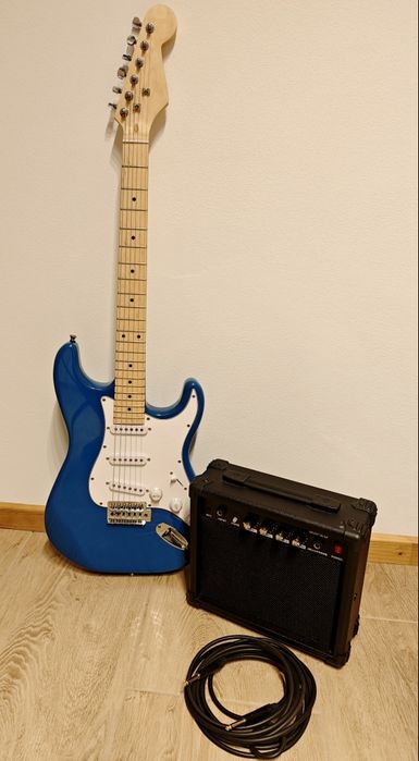 Gitara elektryczna Niebieska