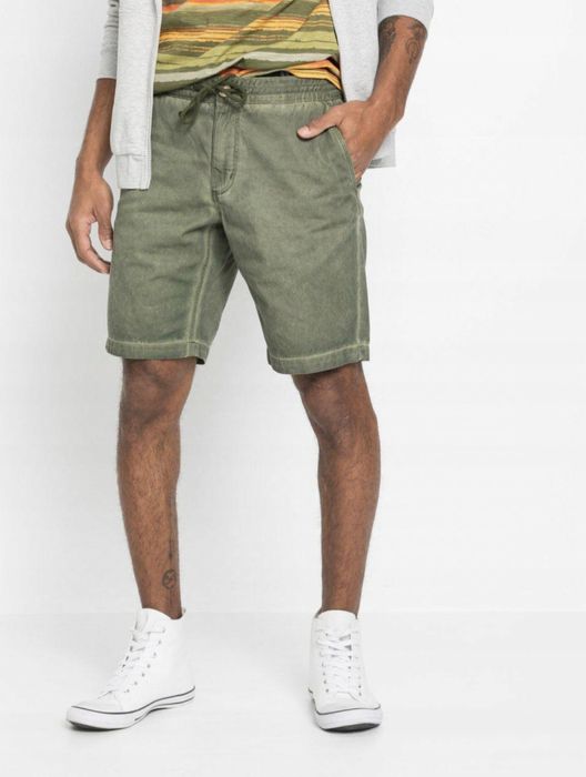 Spodenki męskie bermudy wiązane rozmiar L nowe