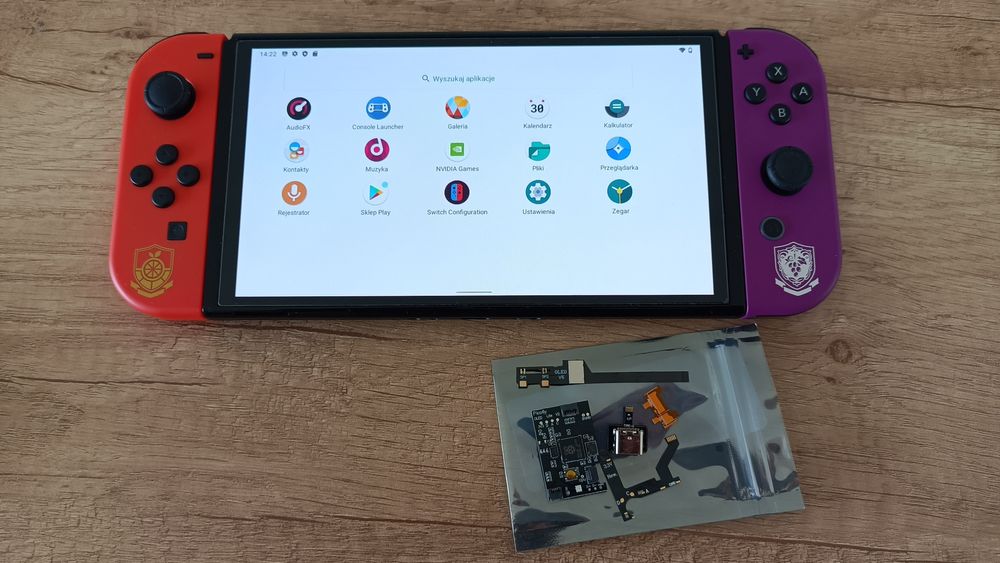 Nintendo Switch OLED chip + montaż