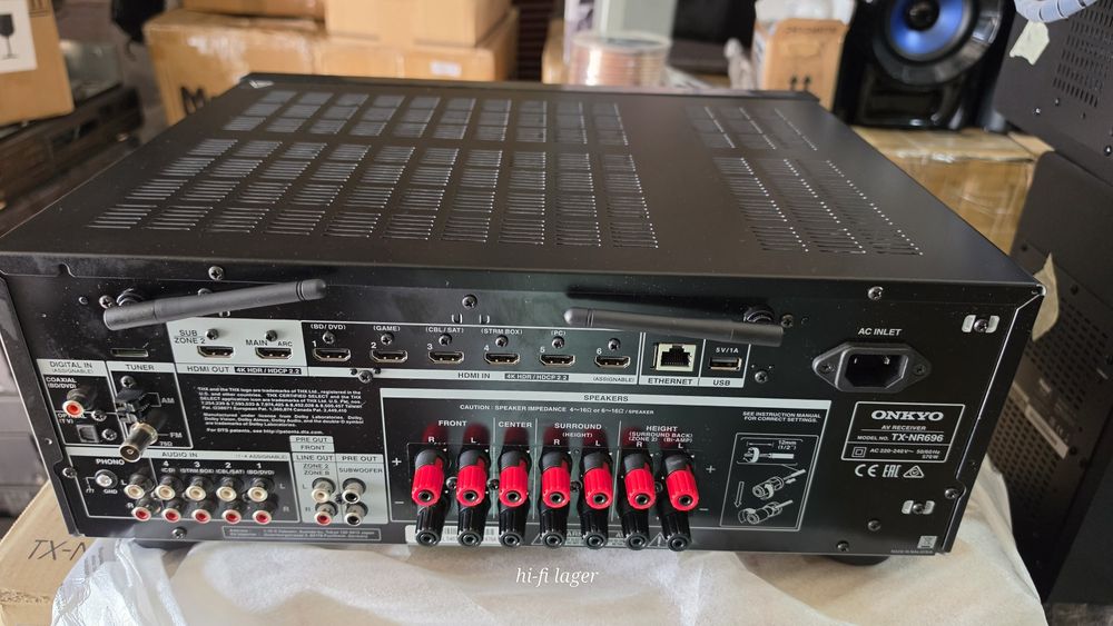 Onkyo tx nr 696 ресивер  Bluetooth WiFi Internet USB HDMI ACR 4k Dolby Atmos THX Android App