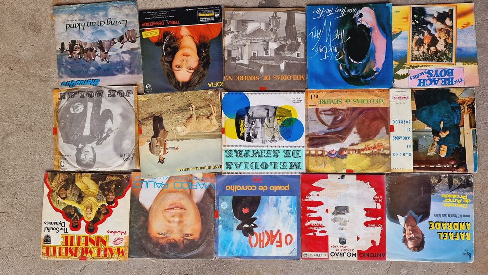 Discos em vinil vintage
