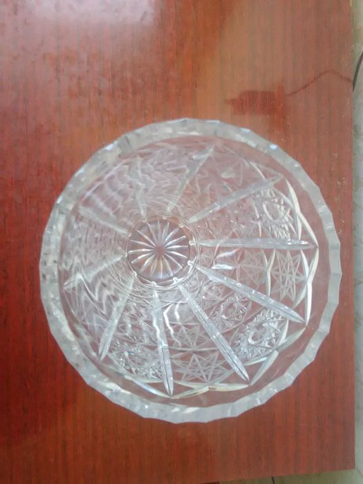 Хрустальная ваза (Чехословакия).