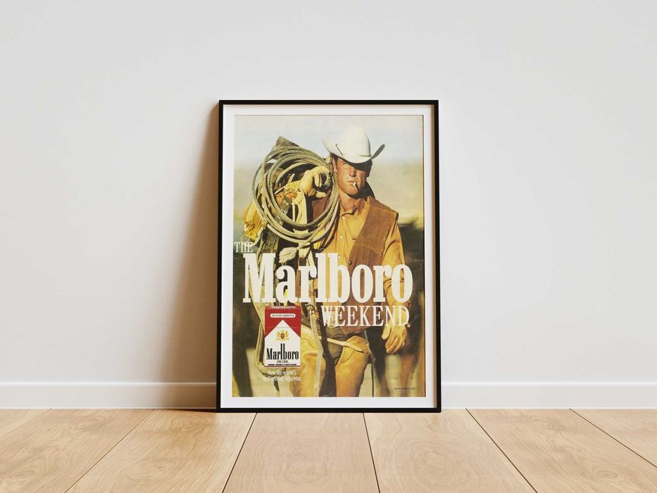 Plakat Marlboro Cowboy Vintage