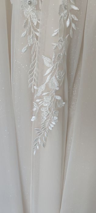 Suknia ślubna plus size duży rozmiar zdobiona