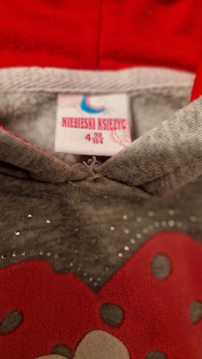 Bluza z kapturem dla dziewczynki