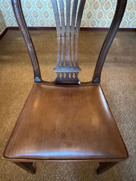 Mesa Jantar + Cadeiras Madeira Castanha