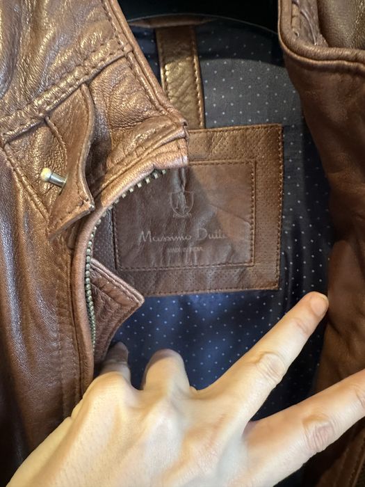 Casaco homem 100% pele Massimo Dutti tam M