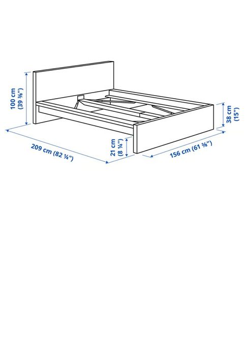 Rama Łóżka Ikea Malm