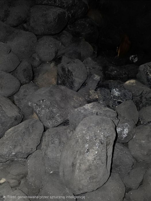 Węgiel kamienny stare zapasy gruby ładny