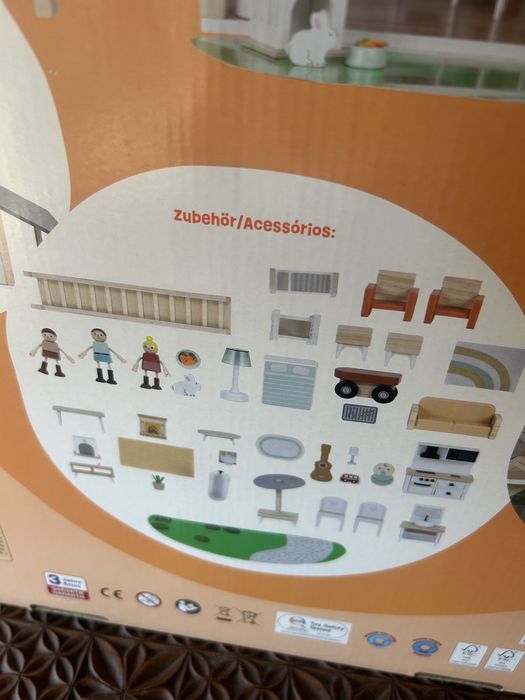 Casa bonecas madeira XXL