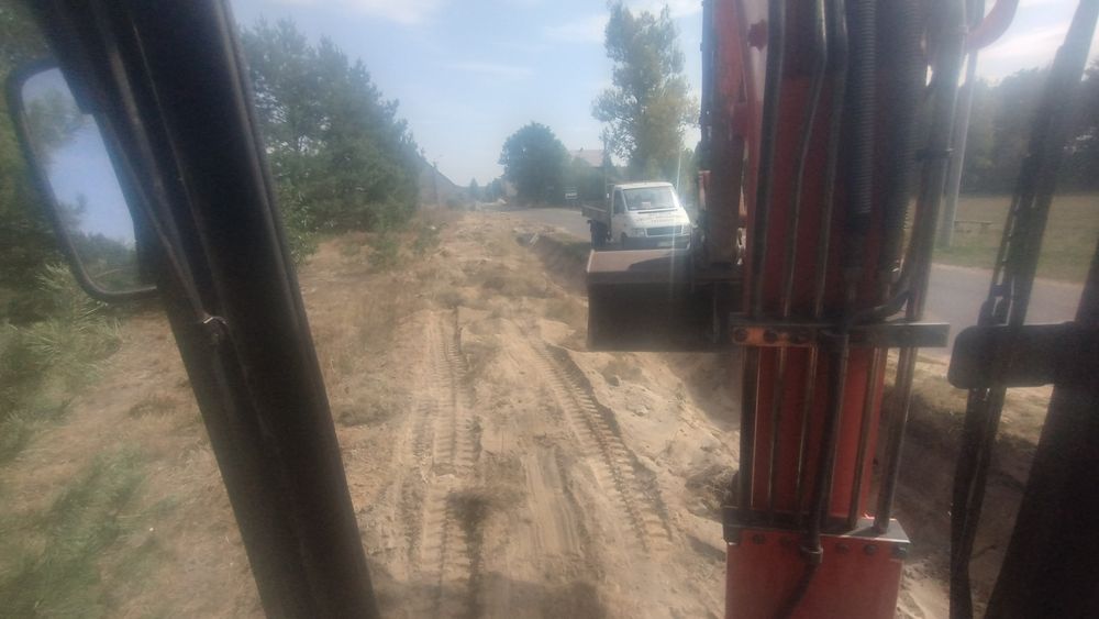 Czyszczenie działek rębak wycinka minikoparka wyburzenia karczowanie