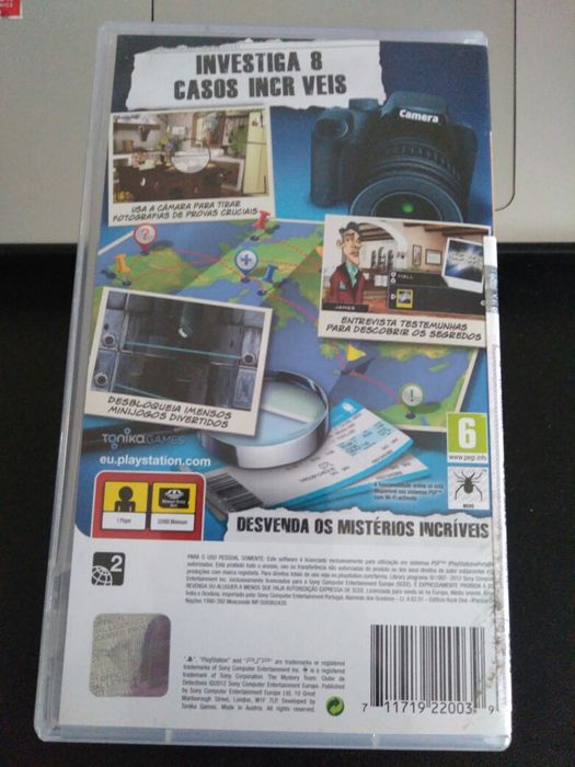 Jogo PSP The mystery team