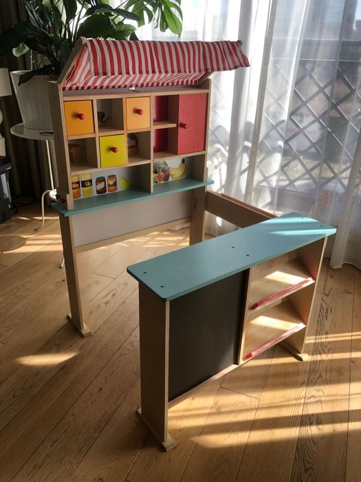 Wooden Play Shop Playtive drewniany sklep/stragan