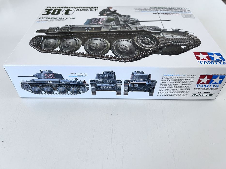 Czołg Panzerkampwagen 38t model Tamiya 35369