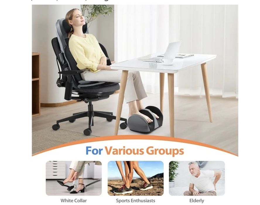 Масажне крісло Шиацу для всього тіла з підігрівом, вібрацією та масаже