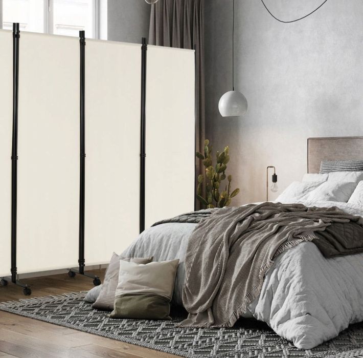 Parawan skladany na kółkach