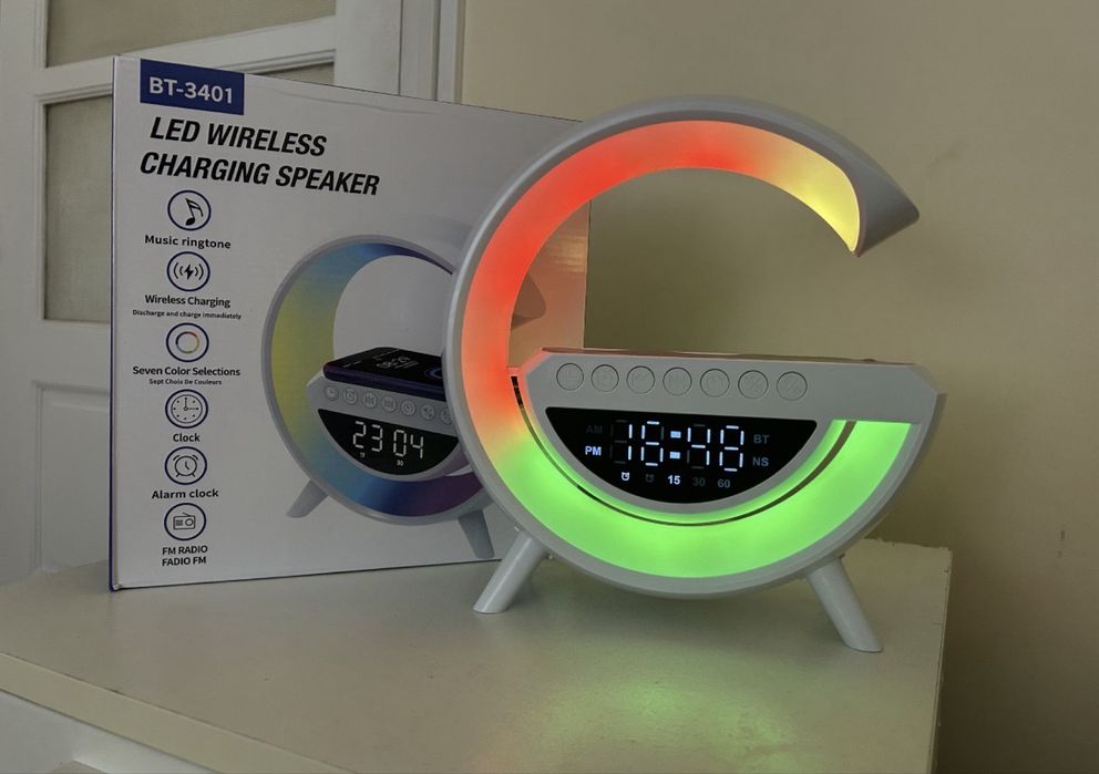 Led Wireless Charging Speaker novo