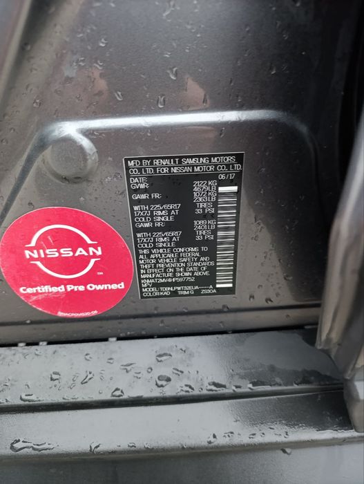 Nissan ROGUE 2017  AWD Ниссан РОГ Т32