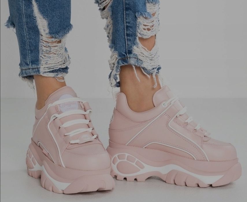 Sneakersy buffalo london 40 różowe