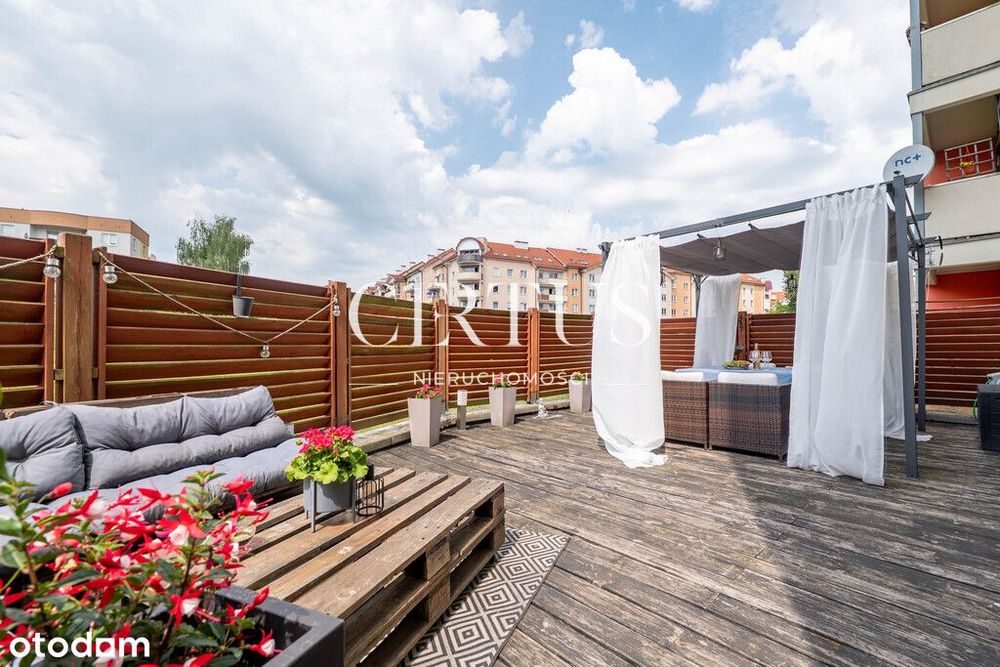 Taras 46,02 m2 i 3 pokoje- Grabskiego koło Kupca