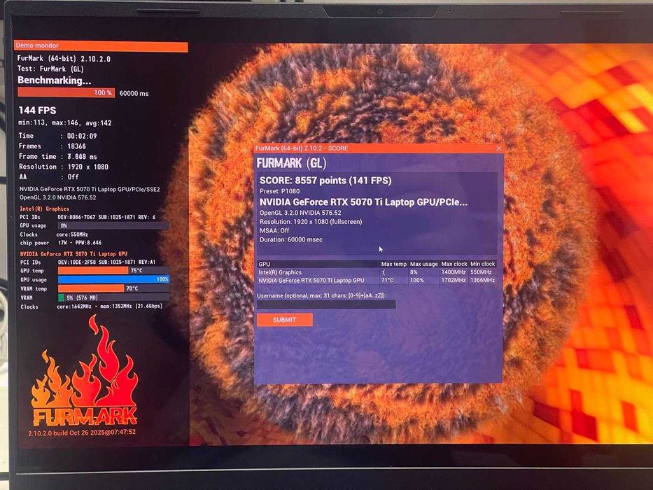 НОВИЙ ACER PREDATOR Helios Neo AI 16S 16" OLED QHD Ultra 9 275HX 24 CORE / NVIDIA RTX 5070 Ti 12GB / 32GB / 1TB