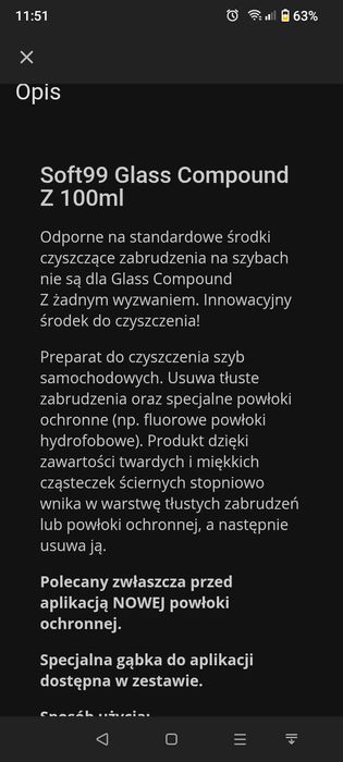 Sprzedam pastę do szyb i wosk ceramiczny