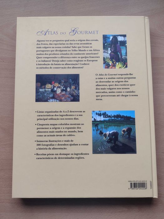 Livro "Atlas do Gourmet" de Susie Ward, Claire Clifton e Jenny Stacey