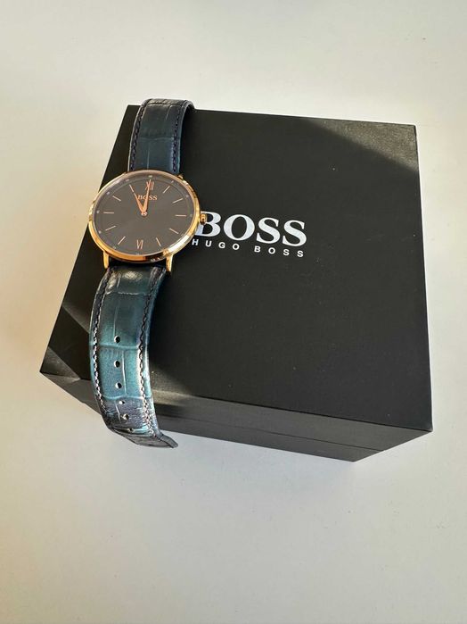 Niebieski zegarek Hugo Boss