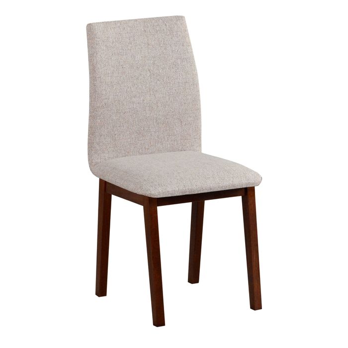 Krzesło Luna 1 Orzech + Beż (Neve 13)