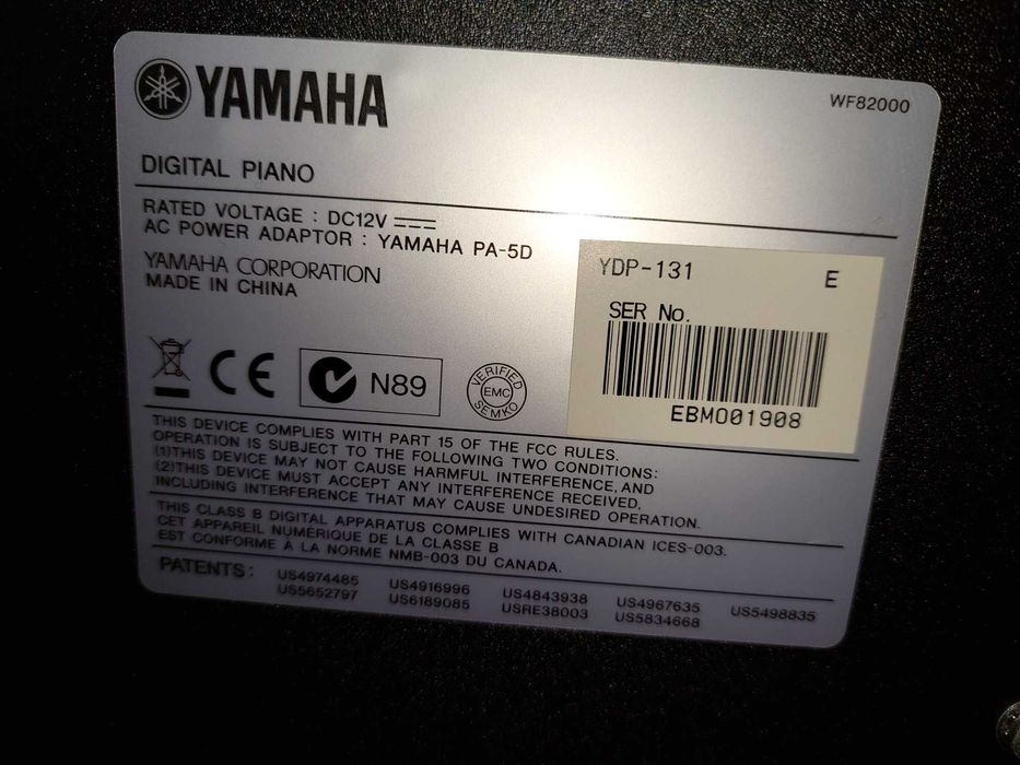 Sprzedam pianino cyfrowe Yamaha YDP 131 ze stołkiem