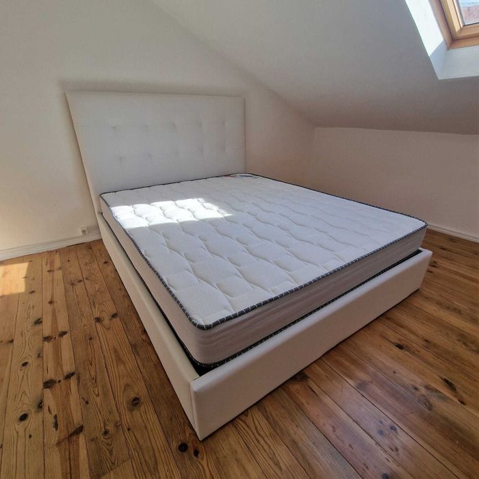 Camas de Casal Estofadas de Luxo 199€ Disp. em Várias Cores! 190x140m!