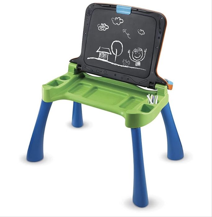 Biurko interaktywne, plastikowe, wielokolorowe, (wersja francuska)