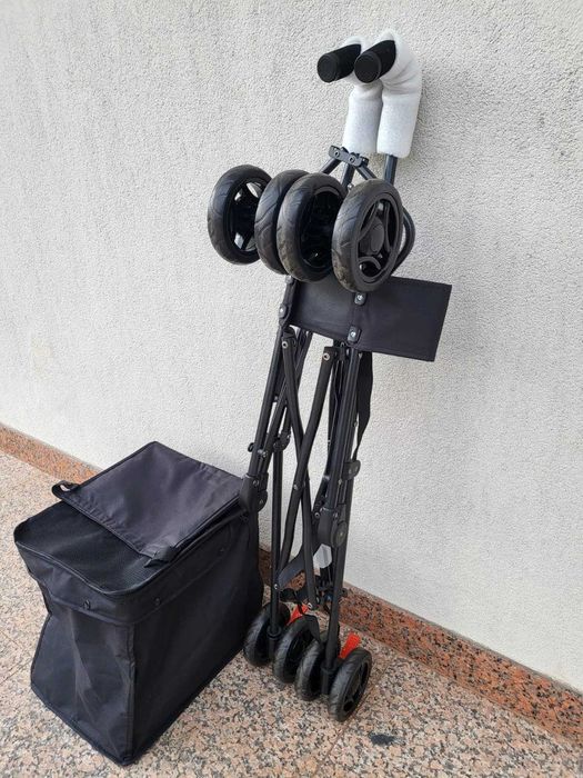 Wózek czterokołowy na zakupy, dla zwierzaka, transporter. Nowy.Nowość.