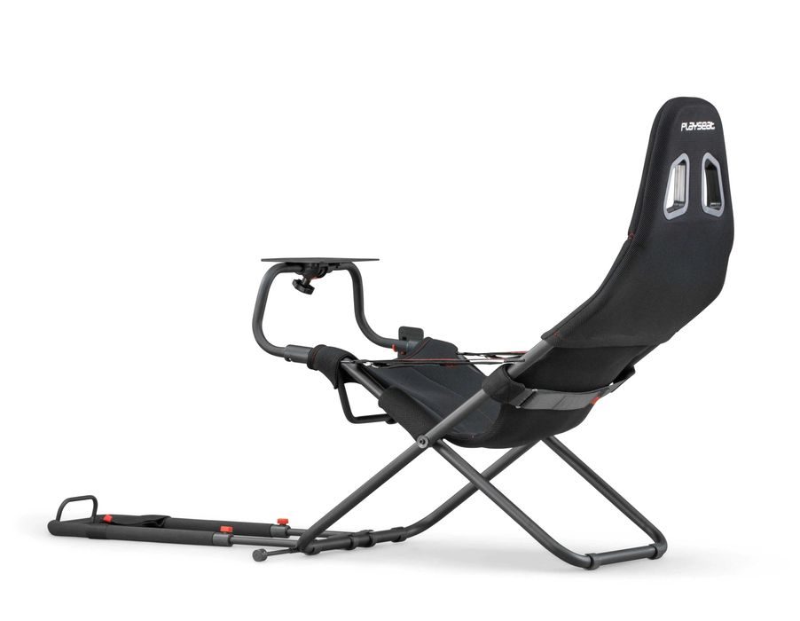 Fotel Playseat Challenge Actifit Wyścigowy Czarny Welur z Kierownicą