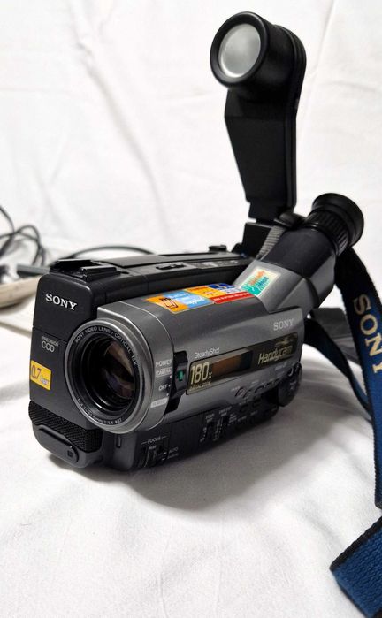 Kamera SONY Handycam TR620E Video 8 Analogowa Retro Mega Zestaw!