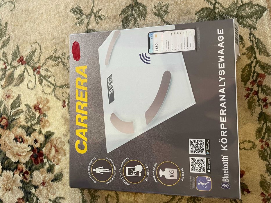 напольные весы с Bluetooth, Германия Carrera