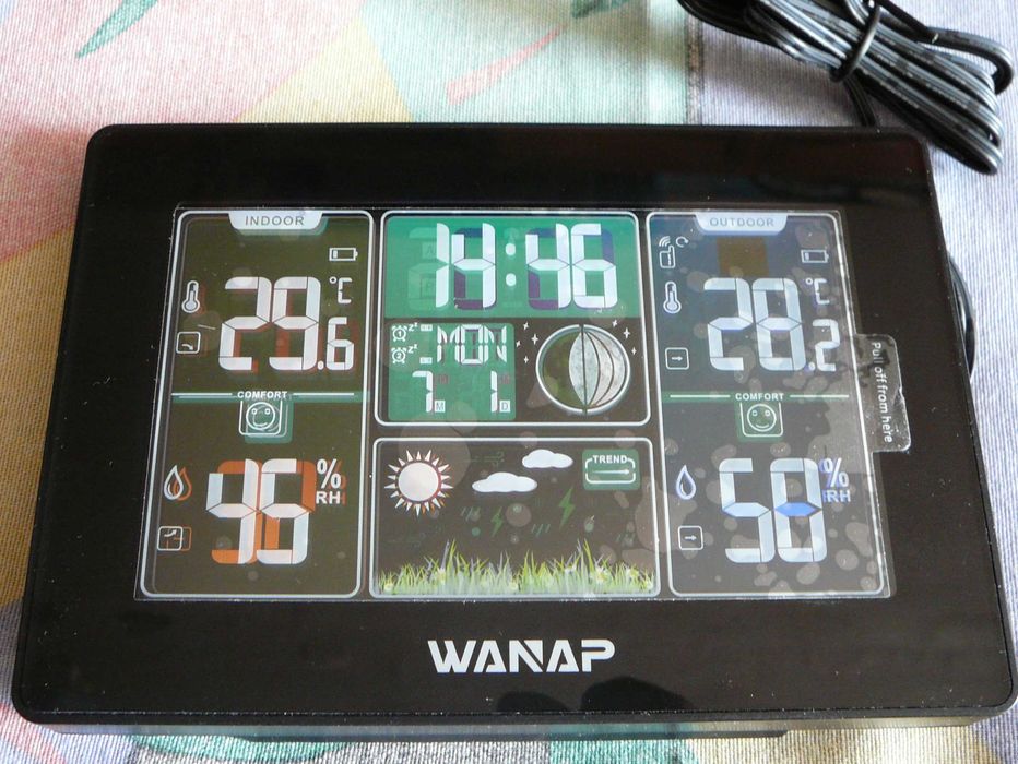 портативна цифрова метеостанція wanap pt201