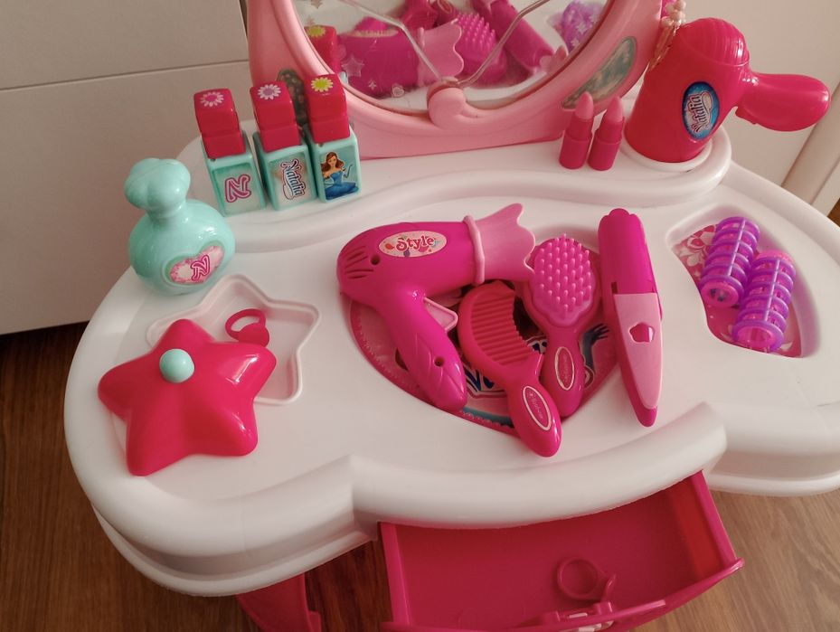 Toaletka dla dziewczynki + akcesoria ODBIÓR OSOBISTY