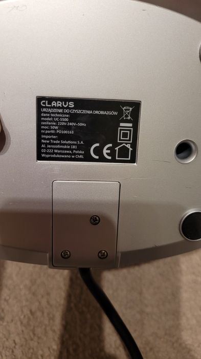 Urządzenie do czyszczenia drobiazgów Clarus US-5500